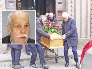 Viterbo - I funerali di Antonio Manca