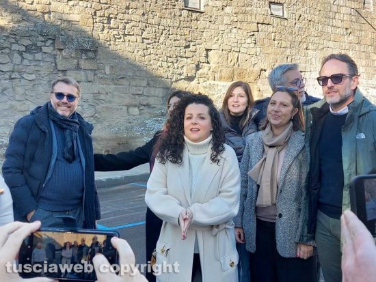  Viterbo - Riaperto il parcheggio delle Fortezze - La sindaca Chiara Frontini
