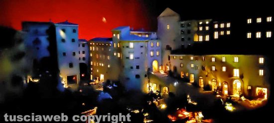 Provincia - L'inaugurazione del presepe artistico