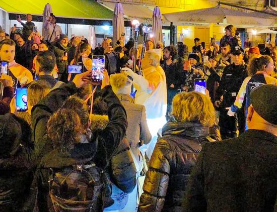 La fiamma olimpica a Tarquinia