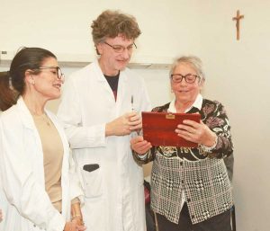 Donato un monitor al Day hospital oncologico dell'ospedale di Tarquinia