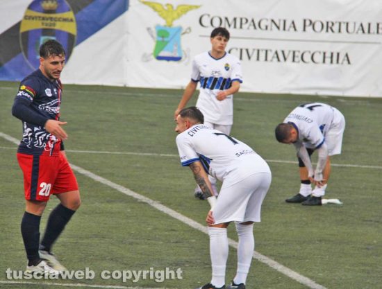 La delusione del Civitavecchia per la sconfitta