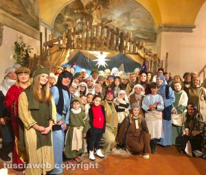 A Santa Maria della Quercia - I figuranti del presepe vivente