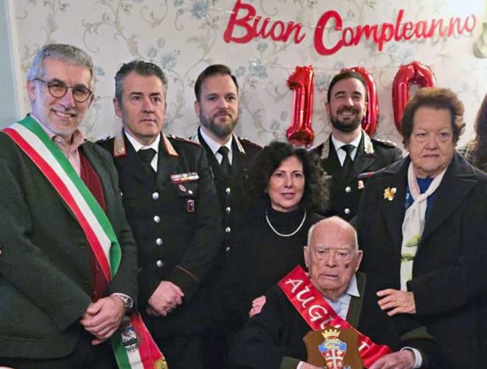 Riano - Il vicebrigadiere Ladislao Di Bernardini spegne 100 candeline