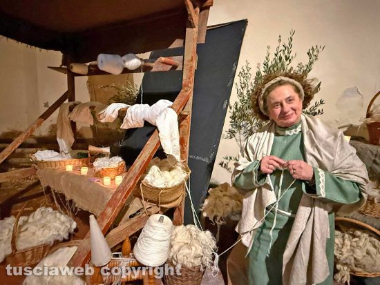 Viterbo - Il presepe vivente nella basilica di Santa Maria della Quercia