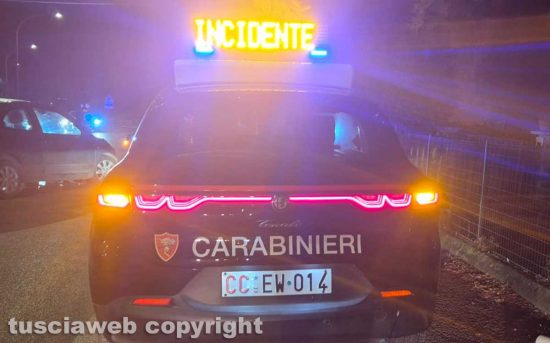 Montefiascone - Incidente sulla Cassia Nord