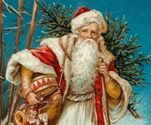 Babbo Natale prima della Cocacola