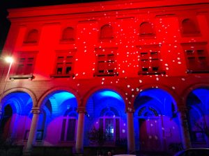 Le luminarie della Camera di commercio Rieti Viterbo