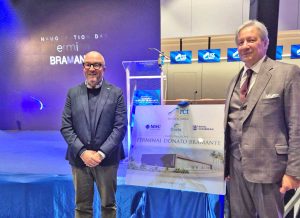 Civitavecchia - Mauro Rotelli all'inaugurazione del nuovo terminal Donato Bramante