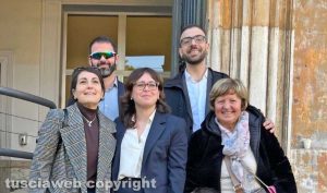 Antonella Bitti insieme alla famiglia