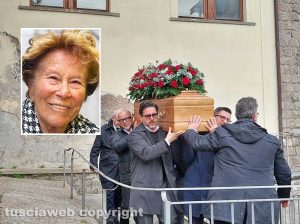 Viterbo - I funerali di Graziella Giuliobello