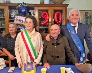 Viterbo - La festa per i 90 anni di Domenico Corbianco
