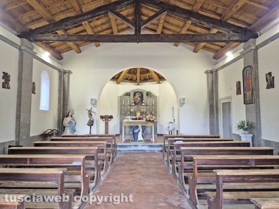 Montefiascone - La chiesa della Madonna del Riposo in località Fiordini
