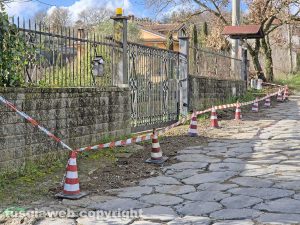 Montefiascone - Lo scavo sequestrato lungo la via Francigena in località Paoletti