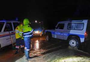 Allagamenti sul litorale di Tarquinia, in campo i volontari Aeopc