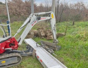 Montefiascone - Le pietre romane tolte dalla Via Francigena