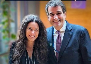 Antonella Sberna e Raffaele Fitto