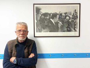 Antonio Biagioli e la foto che ritrae Luigi Petroselli