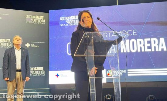 Viterbo - Teatro Unione - Stati generali della Asl - Cristiana Morera, direttore del dipartimento integrato di salute mentale