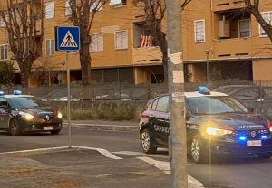 Roma - I carabinieri intervenuti a Tor Bella Monaca