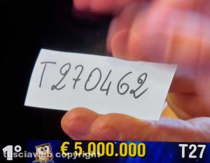 Lotteria Italia - L'estrazione dei biglietti vincenti