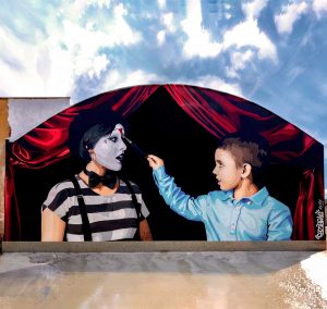 Viterbo - “Spiegare il Colore”, il nuovo murale di Faziarte