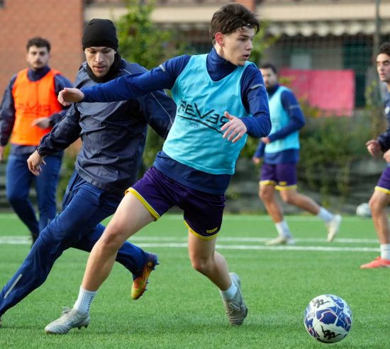 Il giovane Cuffa in azione