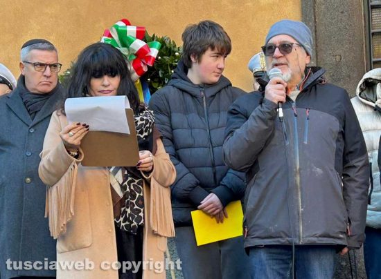 Giornata della memoria - Il presidente della sezione Anpi Nello Marignoli, Paolo Henrici De Angelis