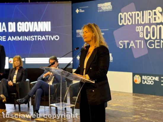 Viterbo - Teatro Unione - Stati generali della Asl - La direttrice amministrativa aziendale, Simona di Giovanni