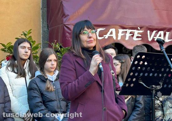 Giornata della memoria - La dirigente scolastica della scuola Fantappiè, Pamela Mezzasalma