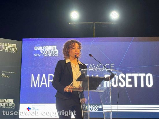 Viterbo - Teatro Unione - Stati generali della Asl - Maria Elena Rosetto, direttrice dell’unità operativa di radioterapia