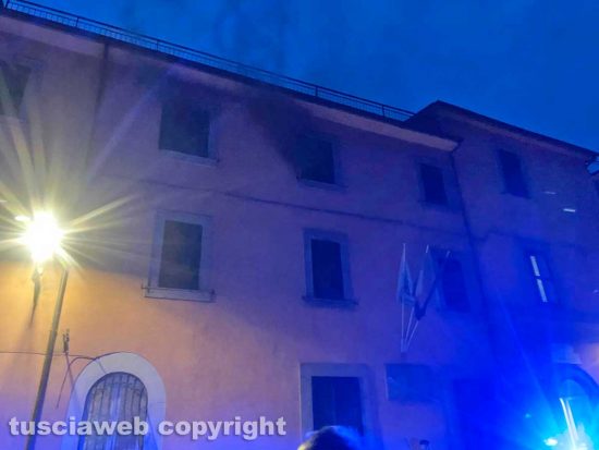 Soriano nel Cimino - Principio di incendio alla casa della salute