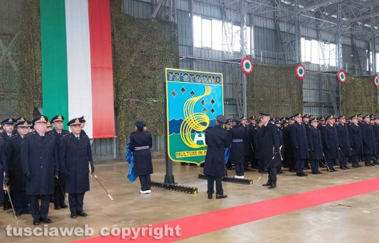 Viterbo - Cerimonia insediamento nuova scuola elicotteri
