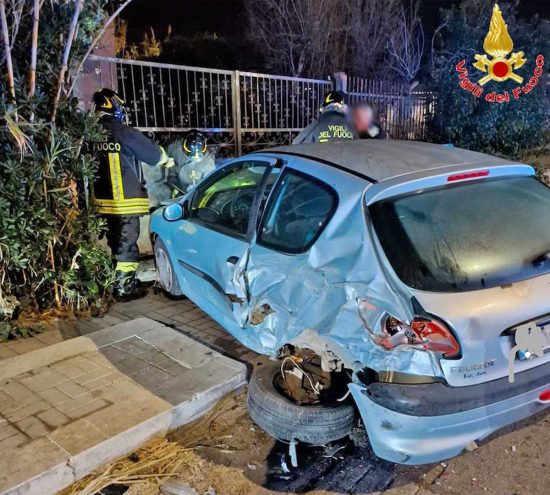 Civitavecchia - Incidente sull'Aurelia
