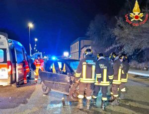 Civitavecchia - Incidente sull'Aurelia