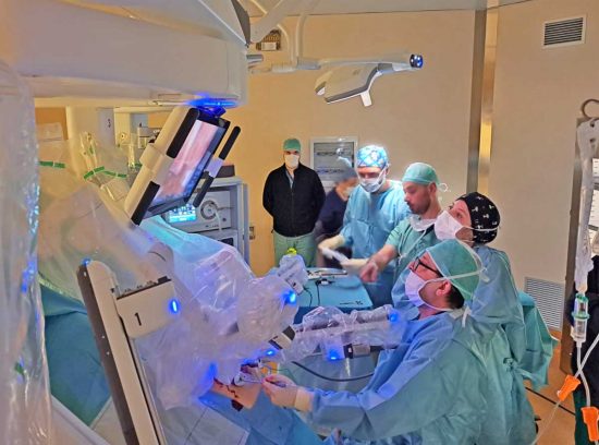 Viterbo - Chirurgia robotica all'ospedale Santa Rosa