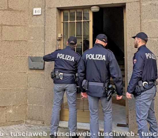 Viterbo - Nuovo sgombero a San Faustino - La polizia