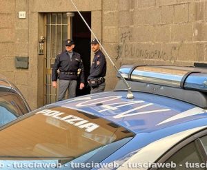 Viterbo - Nuovo sgombero a San Faustino - La polizia