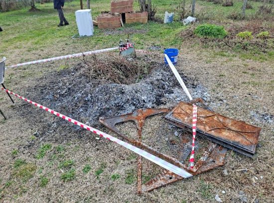 Fabrica di Roma - L'area posta sotto sequestro 