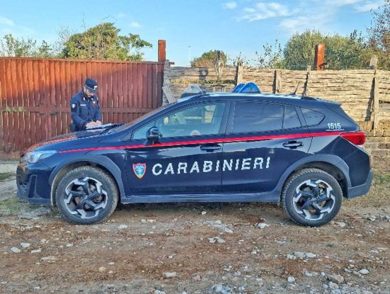 Fabrica di Roma - L'area posta sotto sequestro - I carabinieri forestali