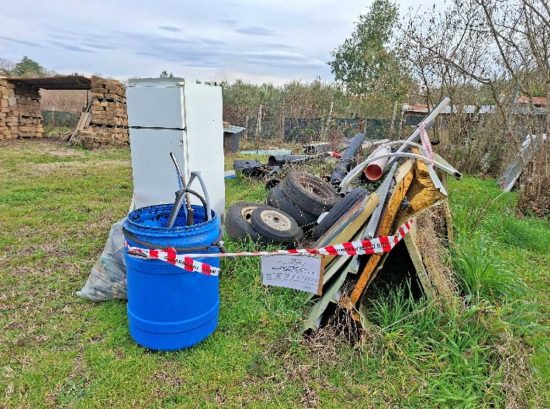Fabrica di Roma - L'area posta sotto sequestro 