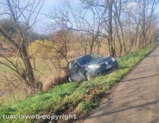 Viterbo - Incidente in strada Ombrone