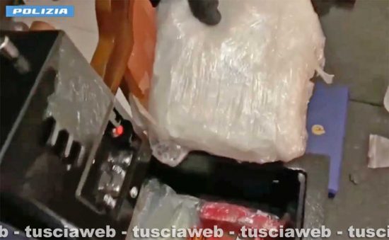 Operazione di polizia - Sequestro di droga a Bagnoregio