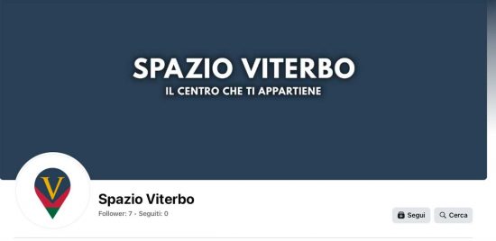 Spazio Viterbo - La pagina Facebook con 7 like