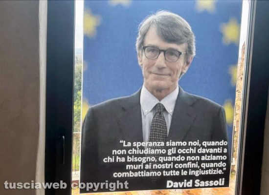 Sutri - Il ricordo di David Sassoli 