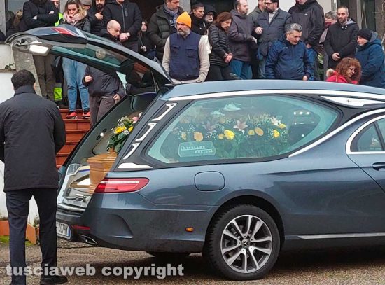 Viterbo - Il funerale di Claudio Valentini