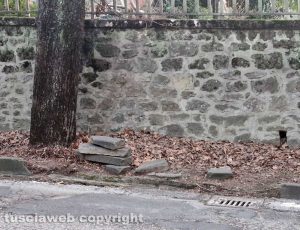 Viterbo - Il marciapiede alla Mazzetta