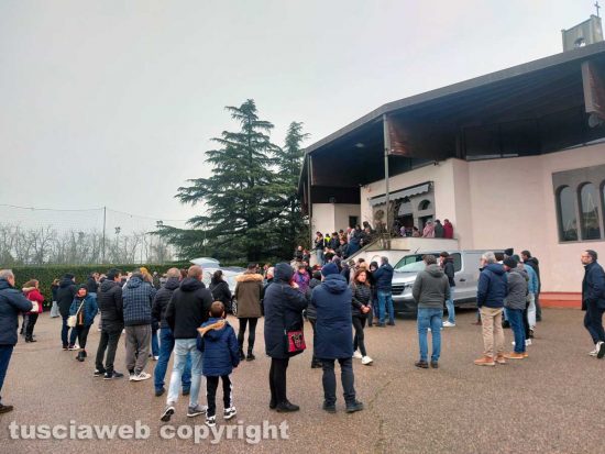 Viterbo - Il funerale di Claudio Valentini