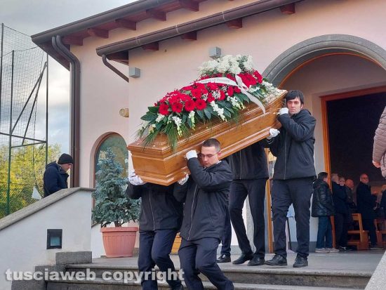 Viterbo - Il funerale di Luciano Di Pietra
