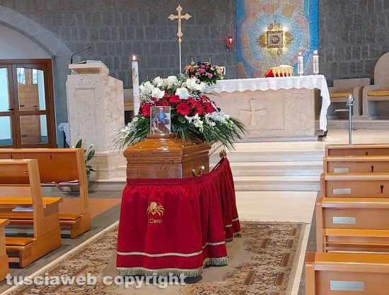 Viterbo - Il funerale di Luciano Di Pietra